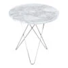 OX Denmarq Tall Mini O Table 2 OX Denmarq Tall Mini O Table -Danish Design Store Tall Mini O Table stainless steel white marble