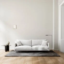 Glyph Occasional Table -Danish Design Store Trace 3 seater sofa with scatters Navona col. 2 Glyph occasional table Elba rug 72 dpi