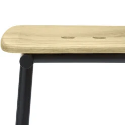 Tubby Tube Stool -Danish Design Store Tubby Stool Ash wood Detail cut out