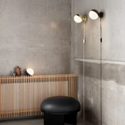 Louis Poulsen VL Studio Wall Light -Danish Design Store VL Studio Wall Black Brass Table150 Black AW21 08578