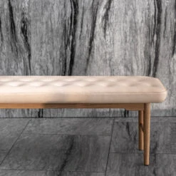 VLA75 Foyer Bench - Seat Upholstered 15 VLA75 Foyer Bench - Seat Upholstered -Danish Design Store VLA75 oak oil sif90 detail v2