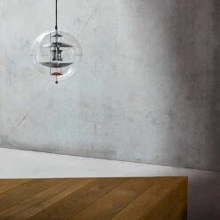 Verpan VP Globe Pendant 37 Verpan VP Globe Pendant -Danish Design Store Verpan Globe Brushed Alu 1 Off HR