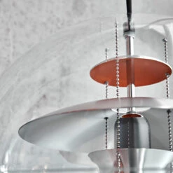 Verpan VP Globe Pendant 26 Verpan VP Globe Pendant -Danish Design Store Verpan Globe Brushed Alu Detail 3 HR