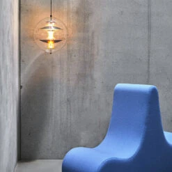 Verpan VP Globe Pendant 35 Verpan VP Globe Pendant -Danish Design Store Verpan Globe Brushed Alu Welle1 HR