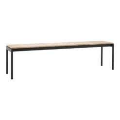 Ville AV27/AV28 Outdoor Bench 25 Ville AV27/AV28 Outdoor Bench -Danish Design Store VilleAV28 WarmBlackw.Teak