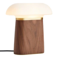 Woud Nova Table Lamp -Danish Design Store WOUD 137025 139305 Nova Walnut 1 1 Exposed