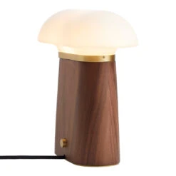 Woud Nova Table Lamp -Danish Design Store WOUD 137025 139305 Nova Walnut 2 1 Exposed