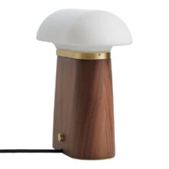 Woud Nova Table Lamp -Danish Design Store WOUD 137025 139305 Nova Walnut 2 Exposed