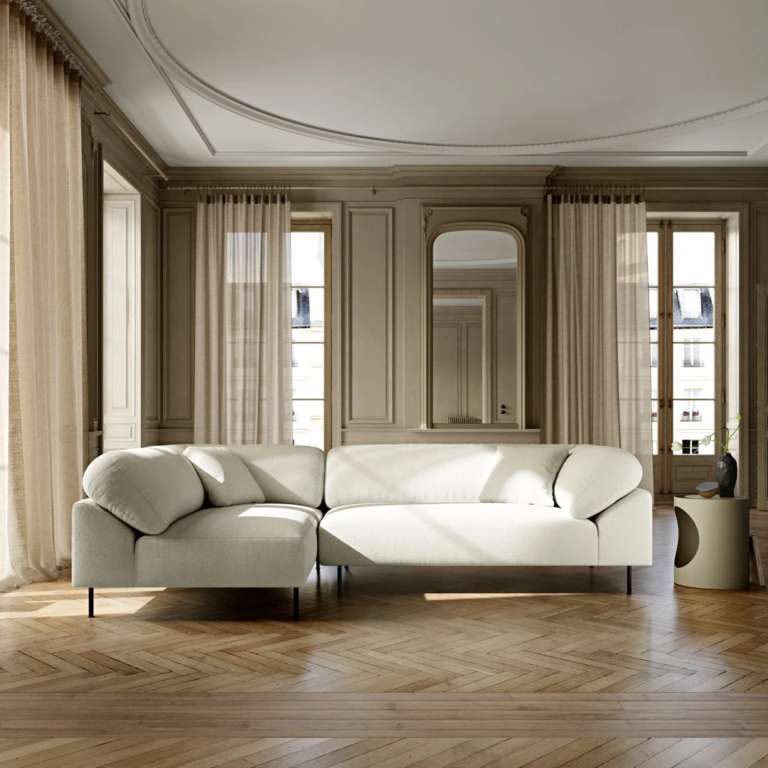 Woud Collar Pre-Configured Sectional Sofa - Setup 1 11 Woud Collar Pre-Configured Sectional Sofa - Setup 1 - Image 9