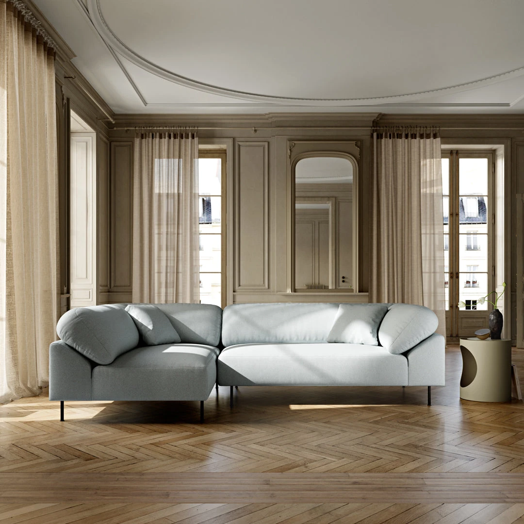 Woud Collar Pre-Configured Sectional Sofa - Setup 1 13 Woud Collar Pre-Configured Sectional Sofa - Setup 1 - Image 11