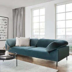 Woud Collar 2.5-Seater Sofa -Danish Design Store WOUD SS20 Collar Tact Verde