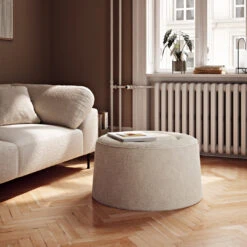 Woud Praline Pouf -Danish Design Store WOUD SS24 Praline 1