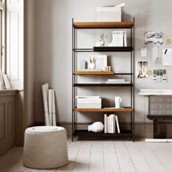 Woud Praline Pouf -Danish Design Store WOUD SS24 Tray shelf Praline