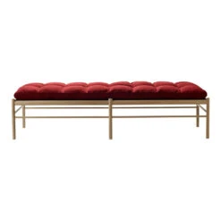 OW150 Daybed -Danish Design Store Wanscher OW150 Oak Soap Hallingdal65 694 Front