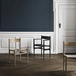 CH36 Chair 24 CH36 Chair -Danish Design Store Wegner CH36 Oak white oil natural paper cord CH37 Black paper cord