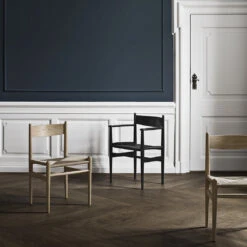 CH37 Chair -Danish Design Store Wegner CH36 Oak white oil natural paper cord CH37 Black paper cord 42554b09 5023 4641 951f 7259ab8bfeba