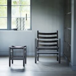 CH44 Ladderback Chair 13 CH44 Ladderback Chair -Danish Design Store Wegner CH44 CH53 oak black