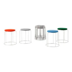 Wire Stool VP11 24 Wire Stool VP11 -Danish Design Store Wire Stool VP11 Stacked Family