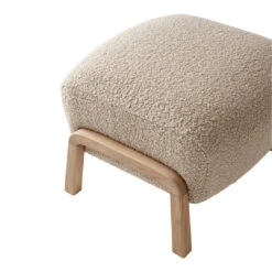 Wulff ATD3 Pouf -Danish Design Store Wulff Pouf ATD3 Oiled Oak w. Karakorum 003 closeup