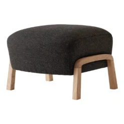 Wulff ATD3 Pouf -Danish Design Store Wulff Pouf ATD3 in Oiled Oak w. Hallingdal 376