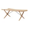 X HM13 Coffee Table 1 X HM13 Coffee Table -Danish Design Store XCoffeeTableHM13 Oakw.Walnutinsert AngledFront