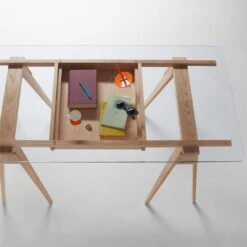 Arco Desk 26 Arco Desk -Danish Design Store arco oak topview