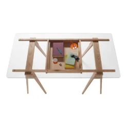 Arco Desk 21 Arco Desk -Danish Design Store arco oak topview iso