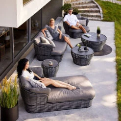 Basket Outdoor Coffee Table - Small -Danish Design Store basket daybed basket 3 seater sofa basket lounge chair