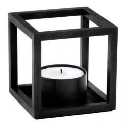Kubus T Candle Holder -Danish Design Store byLassen Kubus T black Packshot High Res b3af5da8 871a 4f6b 8285 9383f0db09cd