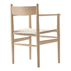 CH37 Chair -Danish Design Store ch37 eg hvidolie natur flet back