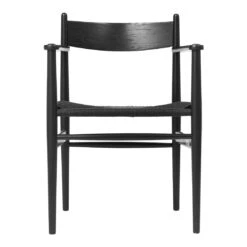 CH37 Chair -Danish Design Store ch37 eg sortmalet sort flet