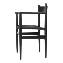 CH37 Chair -Danish Design Store ch37 eg sortmalet sort flet side