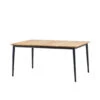 Core Outdoor Dining Table -Danish Design Store core small anthracite teak