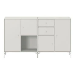 Couple Sideboard With Legs -Danish Design Store couplenordicwhite
