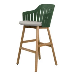 Choice Outdoor Bar Chair - Wood Base - W/ Seat Cushion 32 Choice Outdoor Bar Chair - Wood Base - W/ Seat Cushion -Danish Design Store dark green focus light grey 45b3be66 8f19 4852 b52e d567cb1ce28e