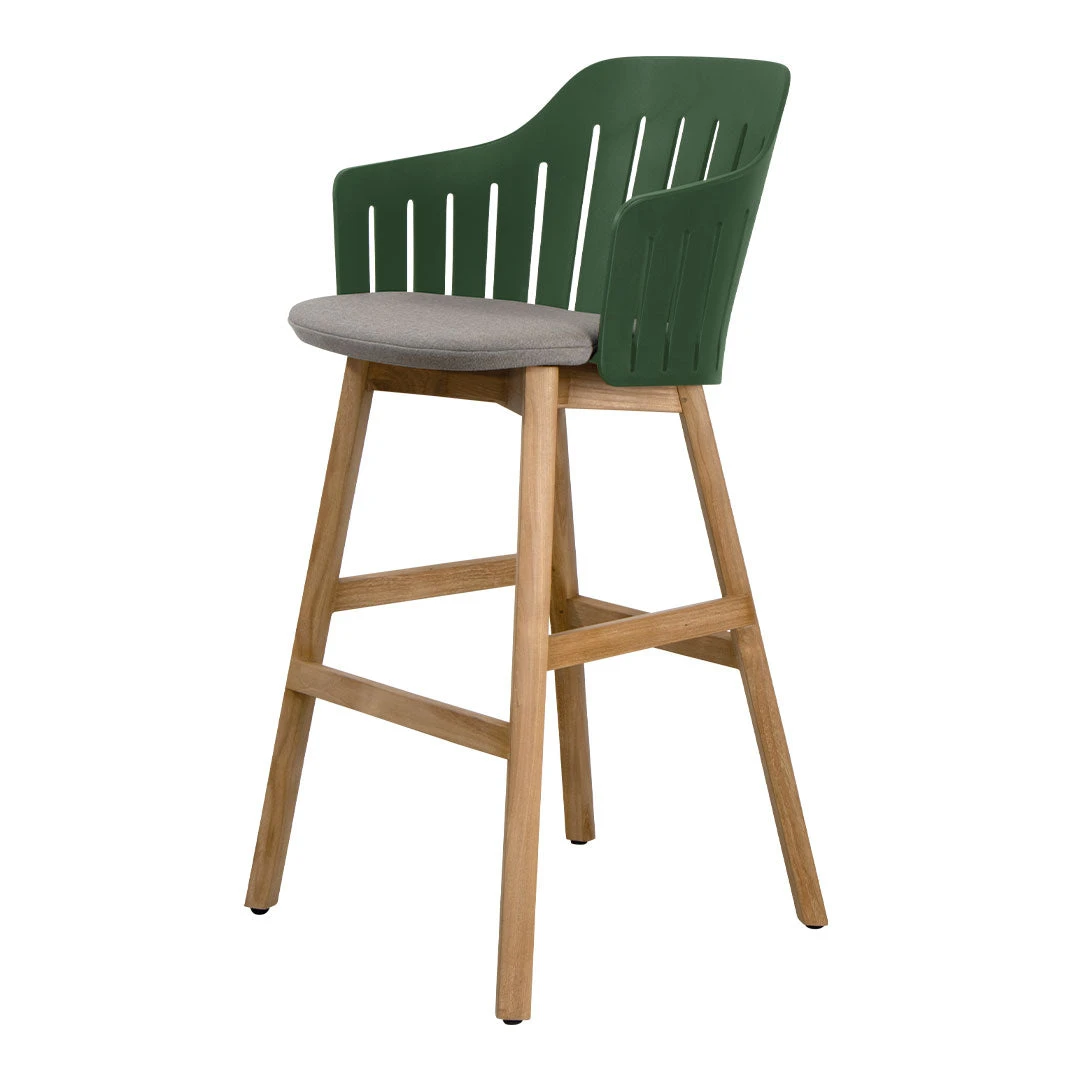 Choice Outdoor Bar Chair - Wood Base - W/ Seat Cushion 8 Choice Outdoor Bar Chair - Wood Base - W/ Seat Cushion - Image 6