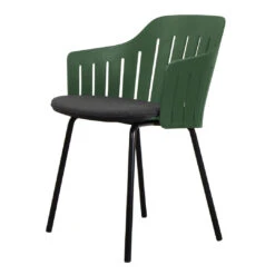 Choice Outdoor Chair - 4 Legs - W/ Seat Cushion 26 Choice Outdoor Chair - 4 Legs - W/ Seat Cushion -Danish Design Store dark green natte black 41fe7242 e47a 48bc b8eb 1a98d724c36f