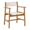 Djuro Dining Armchair W/ Fabric -Danish Design Store djuro armchair teak white ferrari batyline side