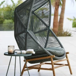 Hive Chair -Danish Design Store dusty green teak b5251397 7f5a 4fbe 8328 793ca96077e4