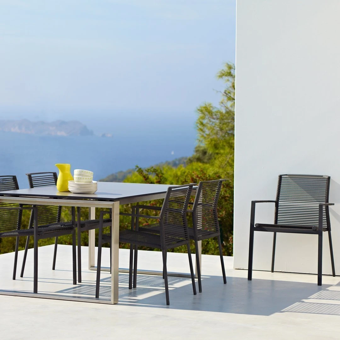 Edge Outdoor Armchair - Stackable 6 Edge Outdoor Armchair - Stackable - Image 4