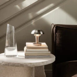 Ferm LIVING Mineral Sculptural Table 19 Ferm LIVING Mineral Sculptural Table -Danish Design Store fermLIVING AW21 MineralSculpturalTable TinyLampSteel image