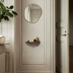 Ferm LIVING Fracture Shelf 13 Ferm LIVING Fracture Shelf -Danish Design Store fermLIVING AW21 PondMirrorSmallDarkChrome image d6bd7c60 3853 477e 92f7 6753d26dc31b