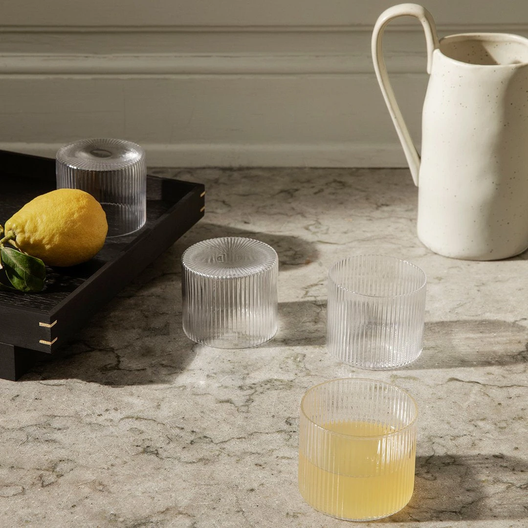 Ferm LIVING Ripple Low Glass - Set Of 4 8 Ferm LIVING Ripple Low Glass - Set Of 4 - Image 6