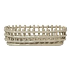 Ferm LIVING Ceramic Basket - Oval
