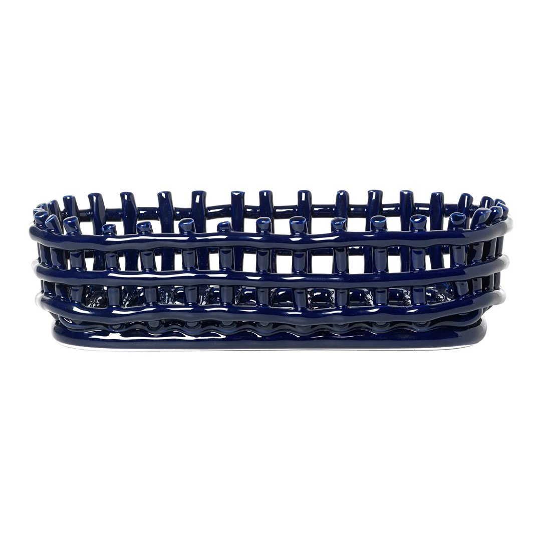 Ferm LIVING Ceramic Basket - Oval 5 Ferm LIVING Ceramic Basket - Oval - Image 3
