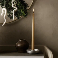 Ferm LIVING Bowl Candle Holder - Single -Danish Design Store fermLIVING DoodleOrnaments BowlCandleHolder Single image