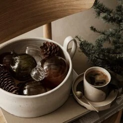 Ferm LIVING Inlay Cup W/ Saucer -Danish Design Store fermLIVING InlayCupWithSaucer FlowCentrepiece image