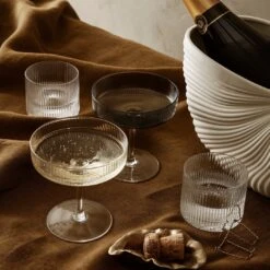 Ferm LIVING Oyster Bowl 19 Ferm LIVING Oyster Bowl -Danish Design Store fermLIVING OysterBowl Brass Ripple image