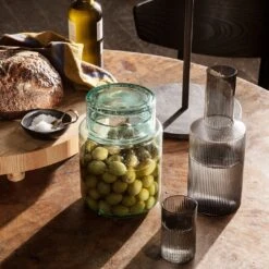 Ferm LIVING Ripple Verrine - Set Of 4 -Danish Design Store fermLIVING Ripple ChessCuttingBoard OliContainer image 1 61add0ed 5525 4245 afca a0a7fbe4bc72