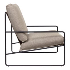 Ferm LIVING Desert Dolce Outdoor Lounge Chair 13 Ferm LIVING Desert Dolce Outdoor Lounge Chair -Danish Design Store fermLIVING SS22 DesertSofa 1seater BlackDarkSand 1104265433 pack 2